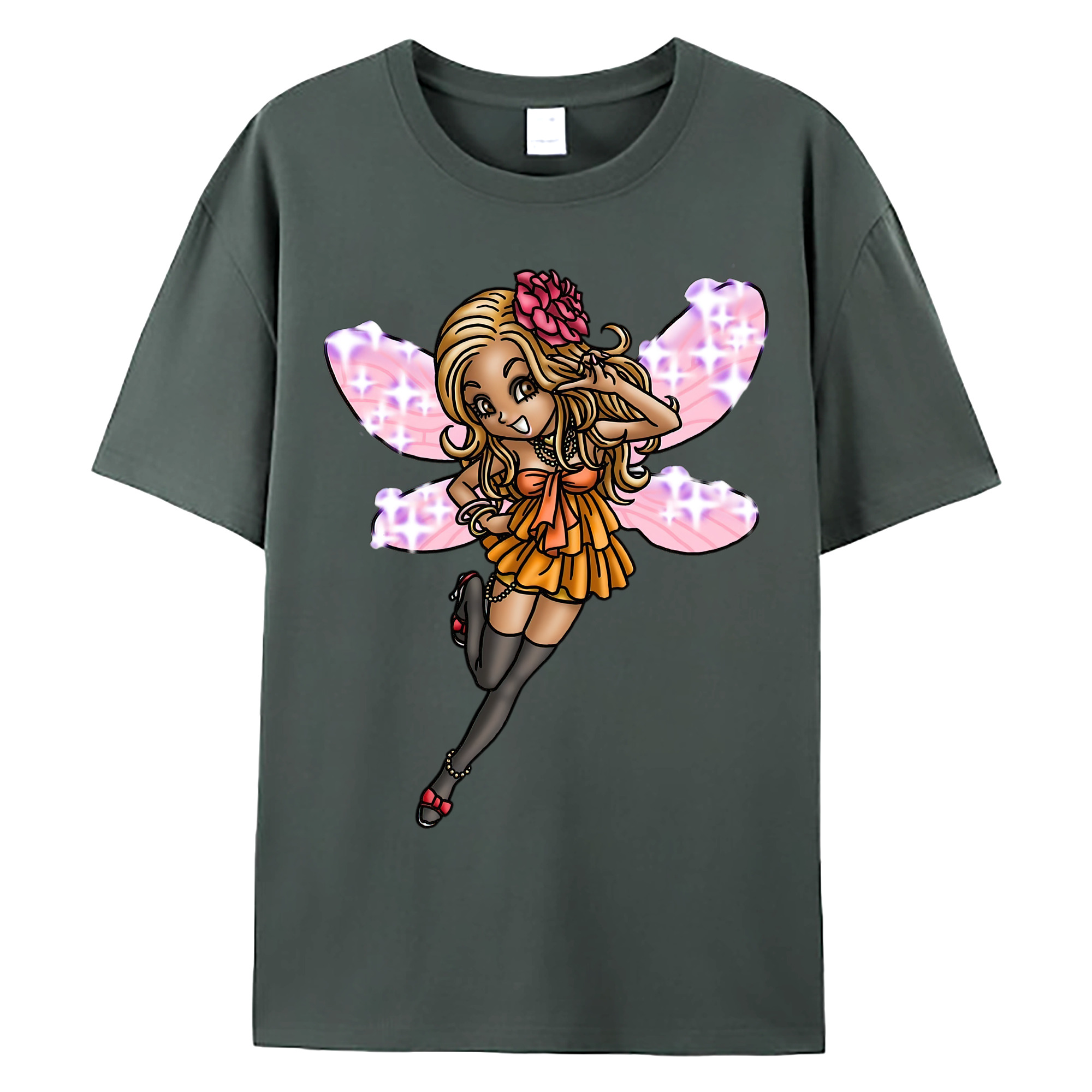 （画像用） ドラゴンクエスト Doragon Kuesuto Dragon Quest 綿100％ メンズ半袖Tシャツ｜肌触りやわらか＆通気性